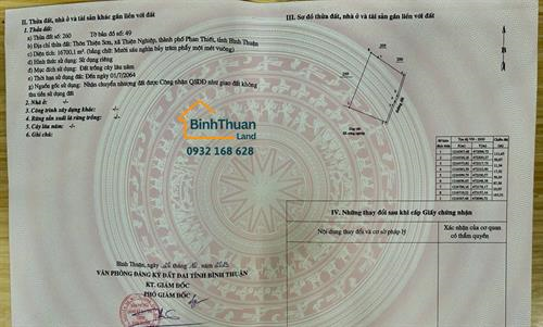 ĐẤT THIỆN NGHIỆP GIÁ RẺ, GẦN KHU DU LỊCH QUỐC GIA MŨI NÉ, SÂN BAY PHAN THIẾT
