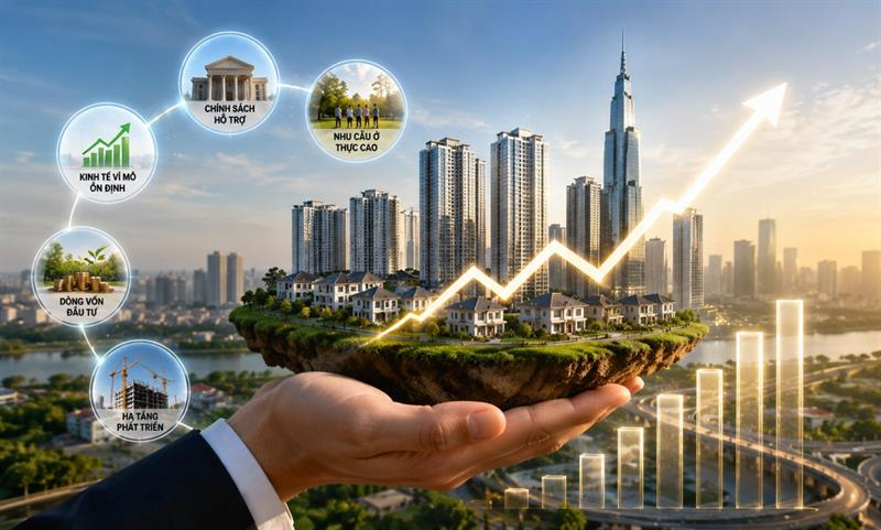 Điều gì đang tạo lực đỡ cho thị trường bất động sản Việt Nam?